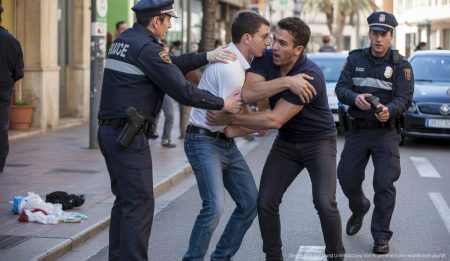 Gewalttätiger Raubüberfall in Llucmajor: Zwei Festnahmen Fesnahme zweier Männer nach Raubüberfall in Supermarkt in Llucmajor