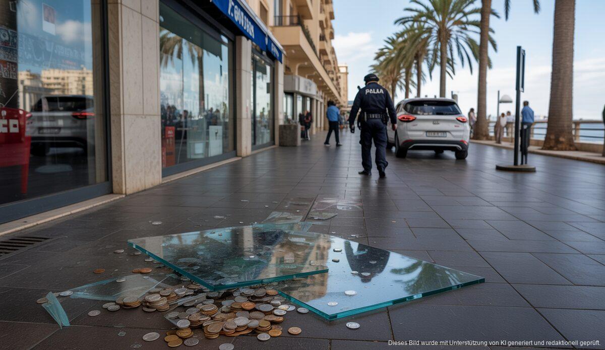 Raubserie auf dem Paseo Marítimo in Palma, Festnahme nach Polizeieinsatz