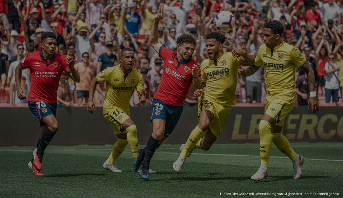 Mallorca verliert knapp bei Villarreal trotz starker Leistung Spielszene zwischen RCD Mallorca und Villarreal CF mit Spielern in Bewegung.