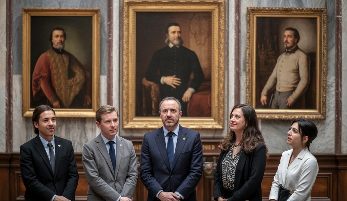Gedenken an Sanç I. im Rathaus von Palma de Mallorca