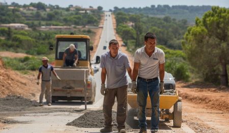 Sanierung der Straße Camí de Cala Llombards beginnt bald Straßenarbeiten auf der Camí de Cala Llombards in Santanyí, Mallorca