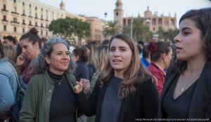 Mallorca setzt starkes Zeichen gegen Gewalt an Frauen Gemeinschaftsveranstaltung in Palma de Mallorca gegen Gewalt an Frauen.
