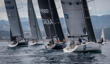 Segelregatta Trofeo Bon Vent-GP Sails in der Bucht von Palma mit erfolgreichen Yachten im Wettkampf