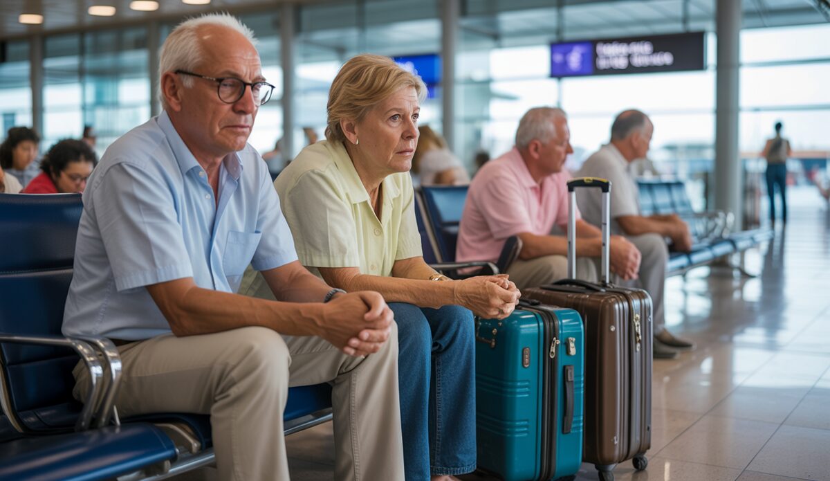 Senioren-Touristen sitzen auf Mallorca nach Flugstornierung fest