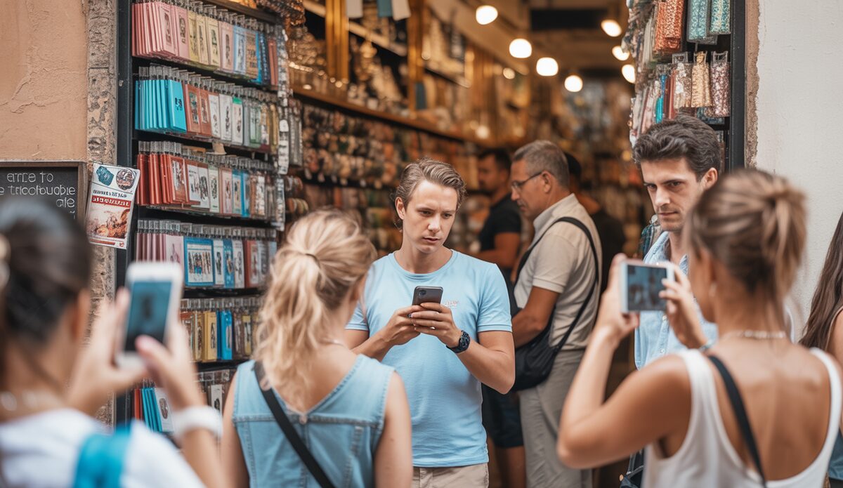 Laden in Palma mit Instagram-Touristen