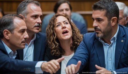 Sicherheitskontroverse: Felanitx blockt VOX-Vorstoß zu s’Horta-Kreuzung Mitglieder des Stadtrats von Felanitx in einer hitzigen Debatte