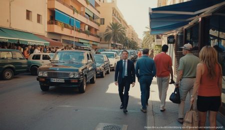 Der geheime Motor von Palmas Wirtschaft: Son Banya als Drogen-Hotspot Son Banya Drogendorf in Palma de Mallorca mit verschiedenen Fahrzeugen