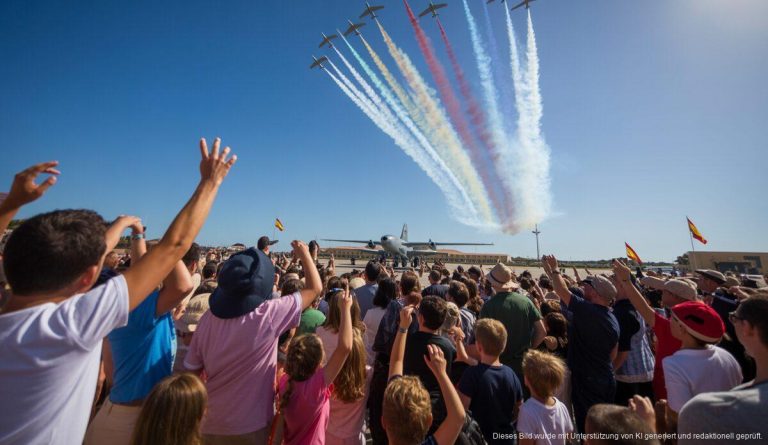 Kontroverse um Ausstellung der spanischen Armee auf Mallorca Spanische Armee-Ausstellung am Flughafen von Palma de Mallorca