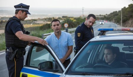 Bekannter Unternehmer in Palma tot aufgefunden Polizei untersucht den Fundort eines toten Unternehmers auf einer Straße in Palma de Mallorca