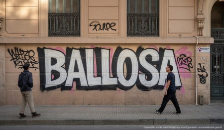 Spannungen auf Mallorca: Kritik an Vandalismus gegen Tourismus Graffiti auf dem Tourismusministerium von Mallorca in Palma