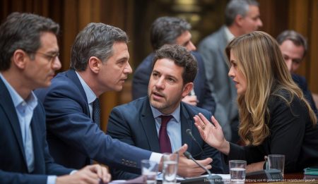 Techo de Gasto: Balearen priorisieren Verhandlungen mit Vox Politiker im Balearen-Parlament bei Haushaltsverhandlungen