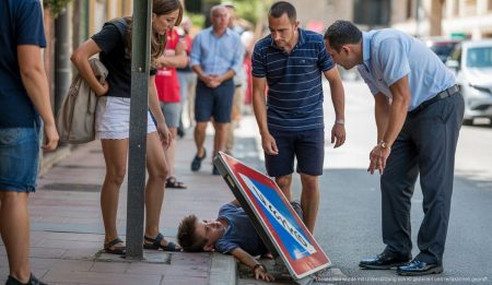 Kind auf Mallorca von Verkehrsschild getroffen: Gericht entscheidet über Schadensersatzforderung Verkehrsschild Unfall auf Mallorca: Britischer Junge verletzt