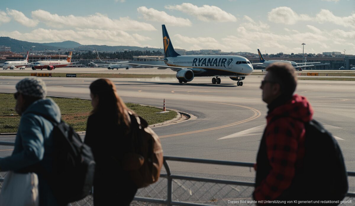 Mehr Flüge nach Mallorca trotz reduzierter Kapazitäten im Winter Erhöhte Flugaktivitäten am Flughafen Palma de Mallorca im Winter.