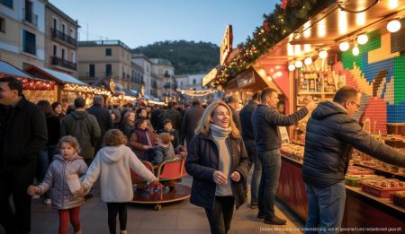 Weihnachtsmarkt in Santa Ponça: Termine und Highlights 2025 Vibranter deutscher Weihnachtsmarkt auf dem Festplatz von Son Bugadelles in Santa Ponça.