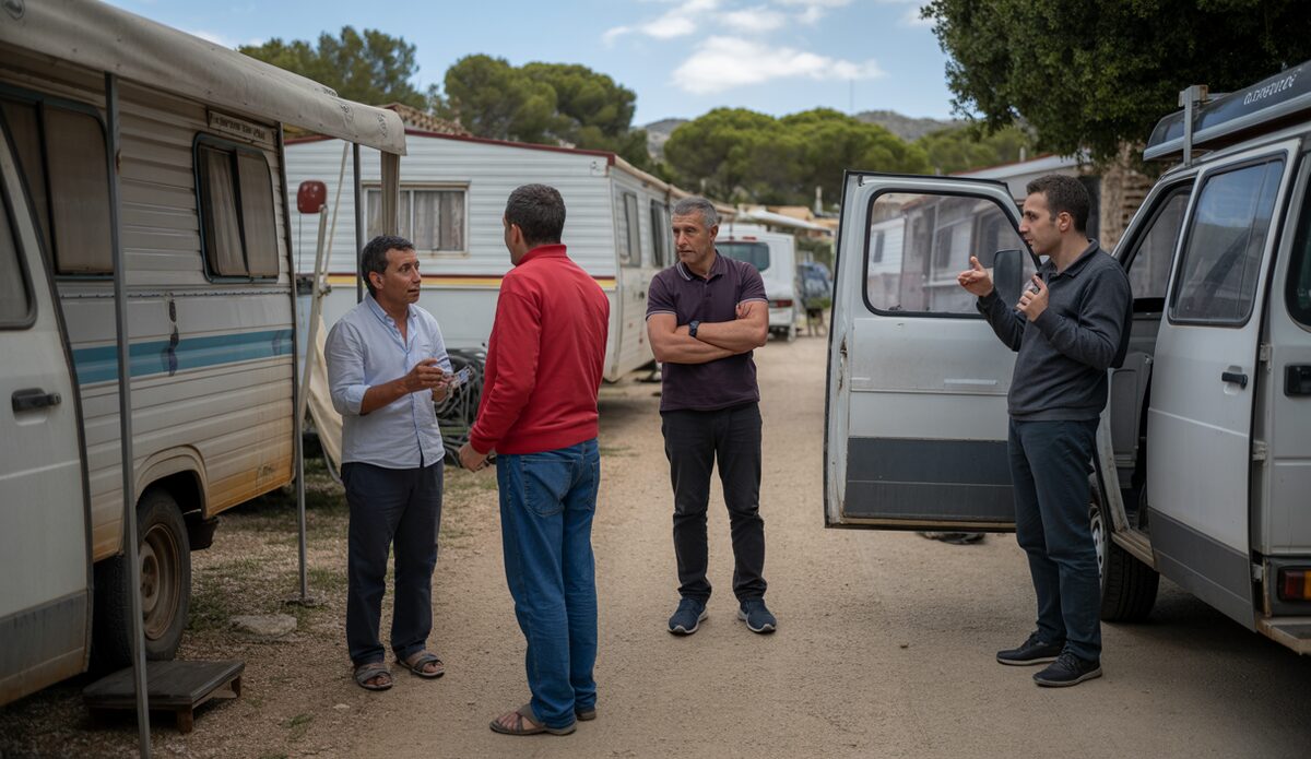 Bewohner von Wohnwagensiedlung organisieren sich auf Mallorca