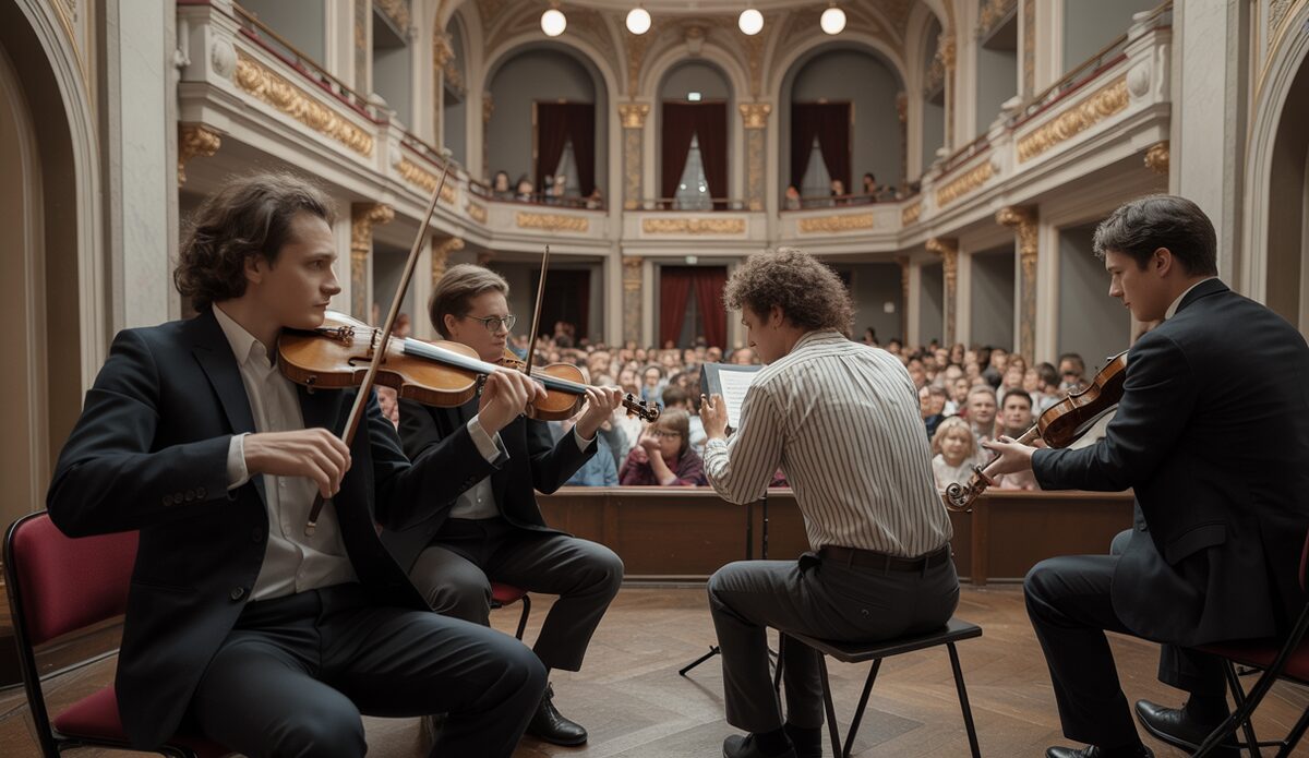 Mozart-Aufführung in einem historischen Konzertsaal