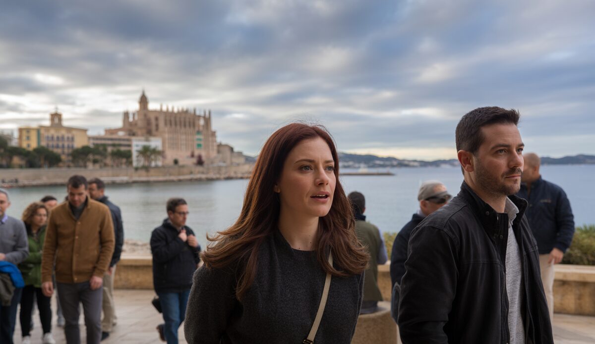Bewölkter Novembertag in Palma mit mildem Wetter.