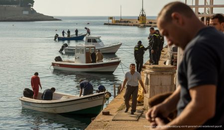 Ankunft von Migranten per Patera auf den Balearen 2025