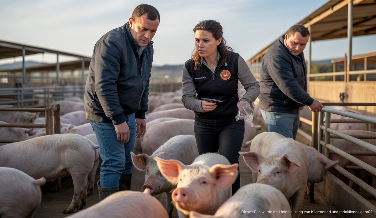 Veterinäre kontrollieren Schweinebetriebe auf den Balearen wegen Schweinepest