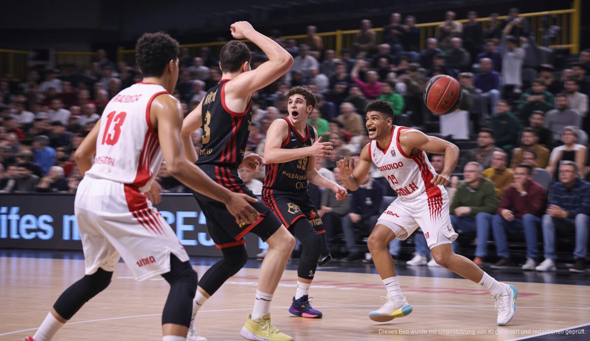 Basketballspiel im Palau d’Esports de Son Moix zwischen Palmer Basket Mallorca und Movistar Estudiantes.