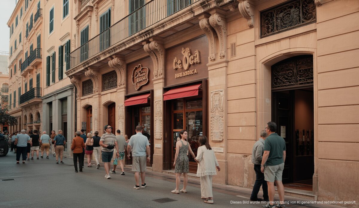 Historisches Gebäude Casa Roca in Palma de Mallorca wird zur Touristenunterkunft umgewandelt