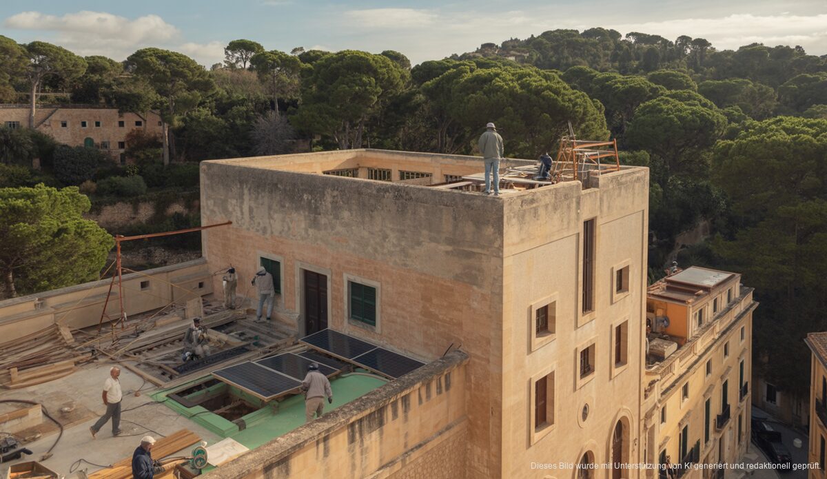 Palmas neue Attraktion: Rehabilitierung der Cases del Retiro Renovierung der Cases del Retiro in Palma de Mallorca