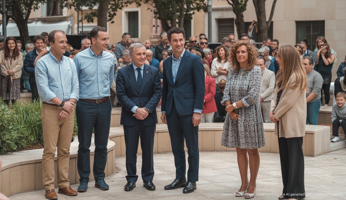 Einweihung der Antoni Pons Plaza in Inca mit grünen Flächen und Spielbereichen