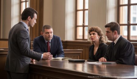 Richter im Gerichtssaal in Palma de Mallorca