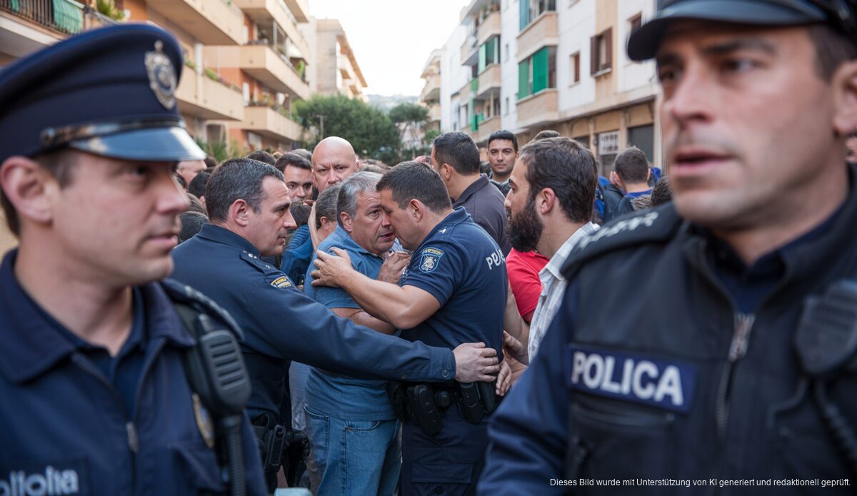 Polizeieinsatz in Palma nach gewalttätigem Nachbarschaftsstreit