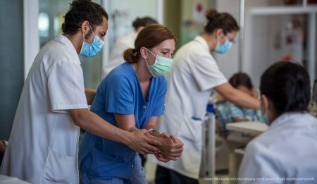 Krankenhaus in Palma in Hochbetriebsamkeit durch Grippewelle