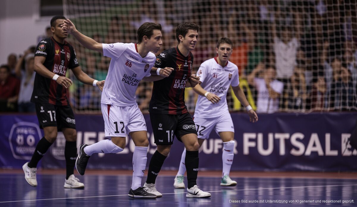 Illes Balears Palma Futsal Spieler im Champions League Spiel