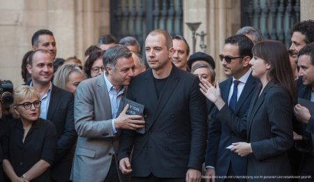 Jaume Plensa als neuer Botschafter von Palma geehrt Jaume Plensa bei Preisverleihung im Can Balaguer in Palma.