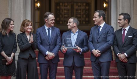 Preisverleihung im Rathaus von Palma de Mallorca anlässlich der Ehrung der Hijas Ilustres und Medaillenvergabe.
