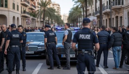 Polizeieinsatz in Palma gegen Drogenkartell im Oktober 2023.