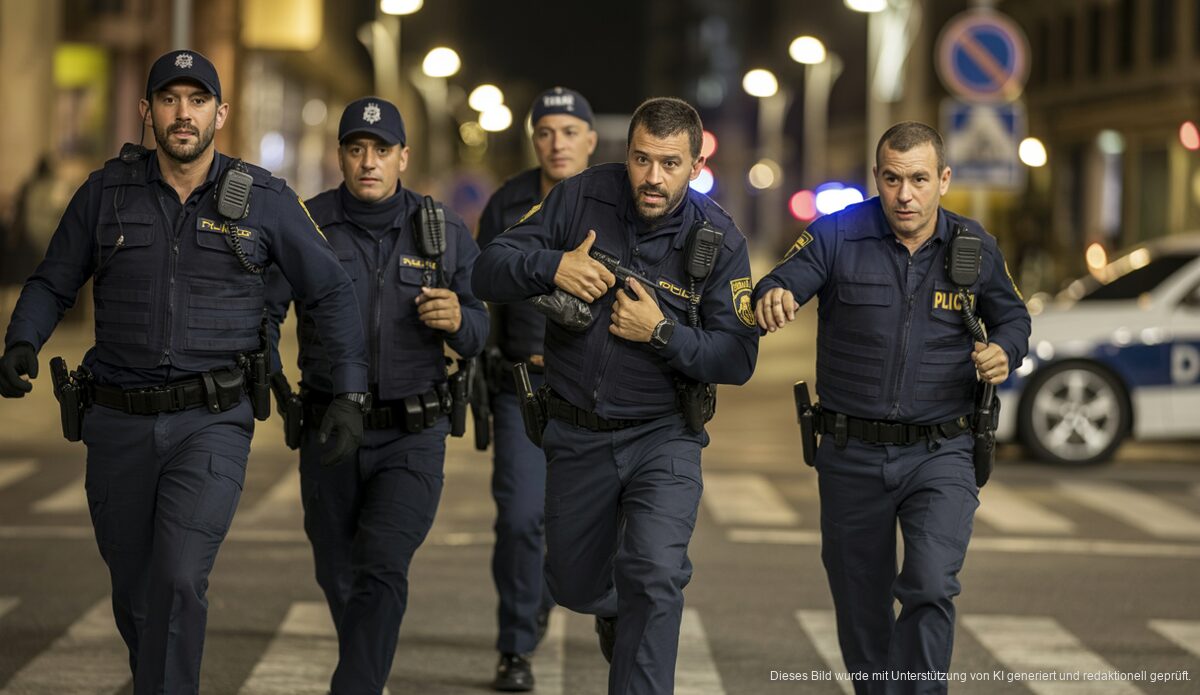 Polizisten nehmen in Palma de Mallorca einen Dieb fest