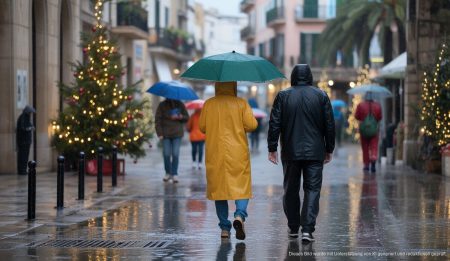 Unbeständiges Wetter bestimmt die Weihnachtszeit auf Mallorca Regenstürme und Weihnachten auf Mallorca