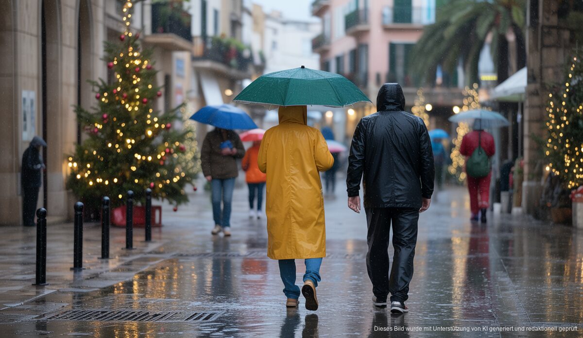 Regenstürme und Weihnachten auf Mallorca