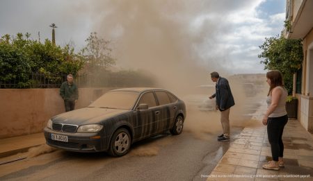 Saharastaub und Regen auf Mallorca: Wetterumschwung und Sturmtief Mallorca Wetterumschwung mit Saharastaub und Regen