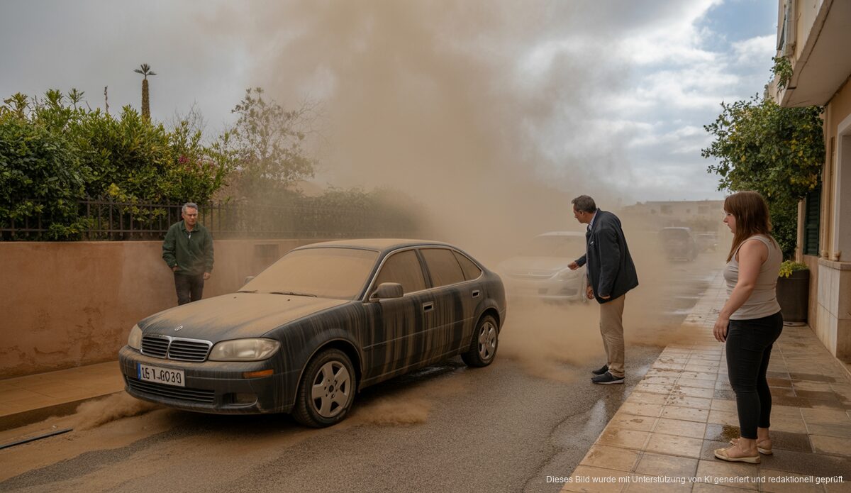 Saharastaub und Regen auf Mallorca: Wetterumschwung und Sturmtief Mallorca Wetterumschwung mit Saharastaub und Regen