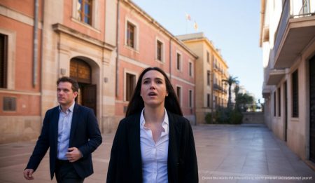 Erschütternde Missbrauchsfälle auf Mallorca entsetzt die Öffentlichkeit Ansicht eines Gerichtsgebäudes auf Mallorca mit Menschen im Vordergrund