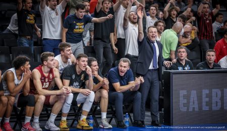 Spannungsspiel in Palma: Fibwi unterliegt Agropal Palencia Intensives Basketballspiel zwischen Fibwi Mallorca und Agropal Palencia in Palma