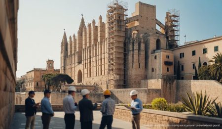 Palma errichtet neues Kulturzentrum in den Torres del Temple Renovierte Torres del Temple in Palma de Mallorca als Kulturzentrum.