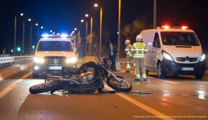 Tragischer Verkehrsunfall bei Palma: Motorfahrerin stirbt auf Autobahn Verkehrsunfall auf der Ma-19 bei Palma de Mallorca mit Motorrad und Furgoneta