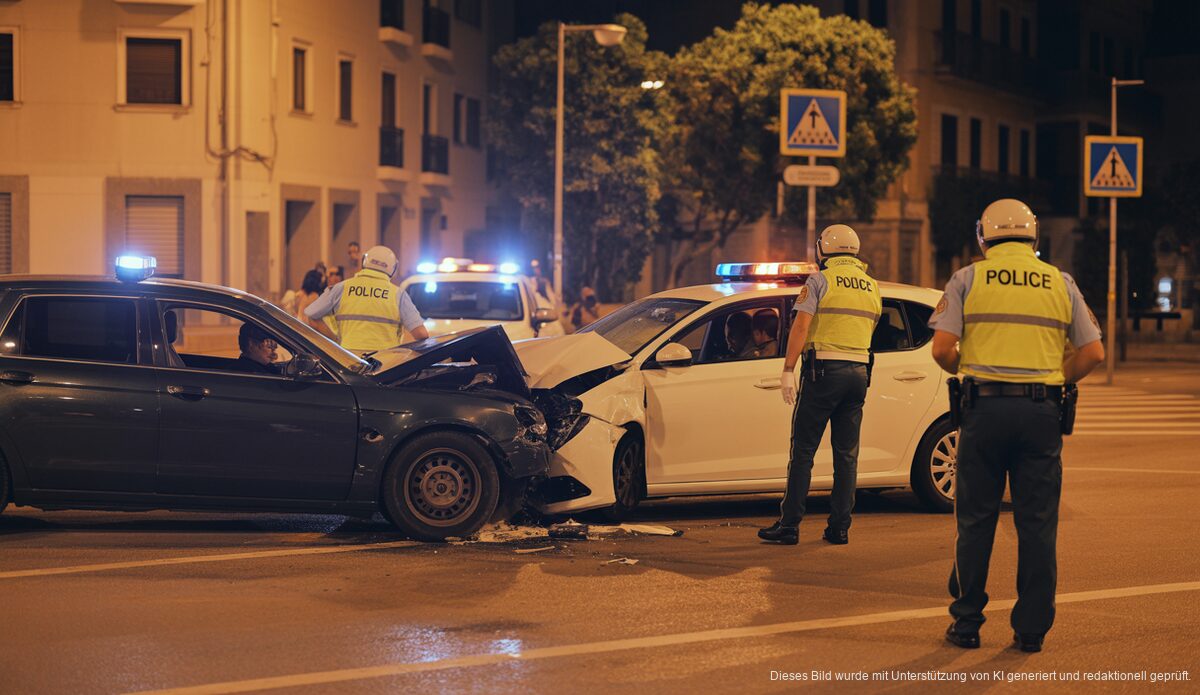 Verkehrsunfälle in Palma durch Alkoholfahrten