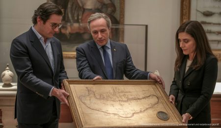 Kostbare nautische Karte des 15. Jahrhunderts im Museu de Mallorca