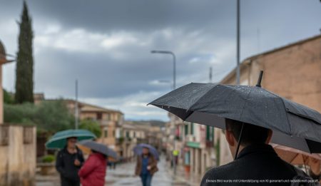 Wettervorhersage für Sineu, Sencelles, Selva und Santanyí Wetterlage auf Mallorca: Wolken und Regen in Sineu, Sencelles, Selva und Santanyí