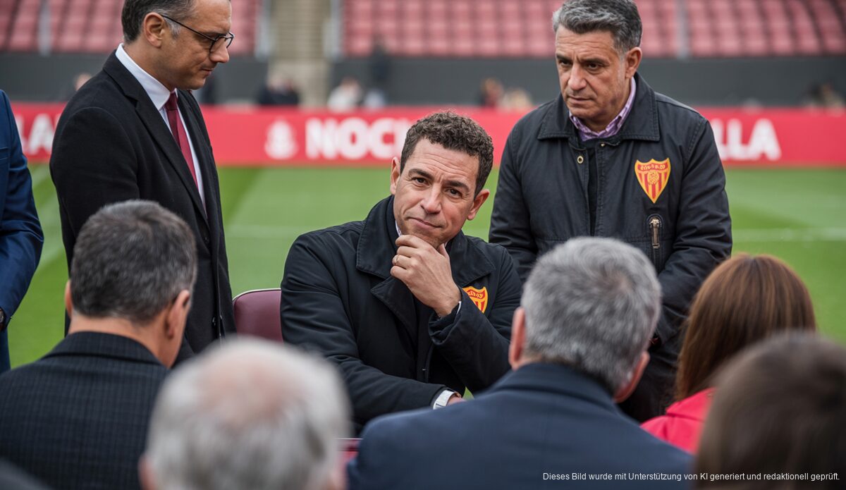 Antonio Raíllo bei der Vertragsverlängerung mit RCD Mallorca