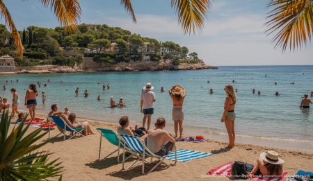 Calviàs Küste auf Mallorca mit glasklarem Wasser und Stränden