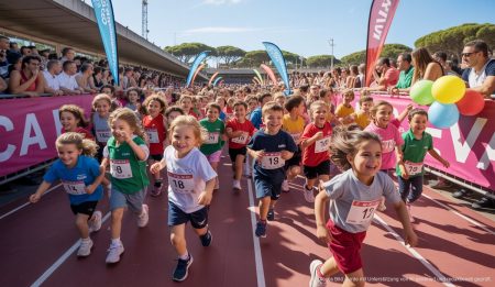 Großes Kinder-Sportevent: Cursa Infantil de Reis begeistert in Palma Kinder laufen bei der Cursa Infantil de Reis auf der Palmanser Leichtathletikbahn