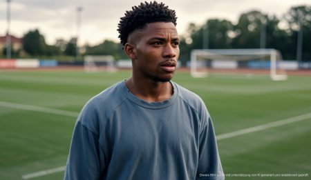 David Fofana im Visier von Mallorca: Transferentscheidung steht bevor David Fofana auf dem Fußballplatz, im Hintergrund Torpfosten